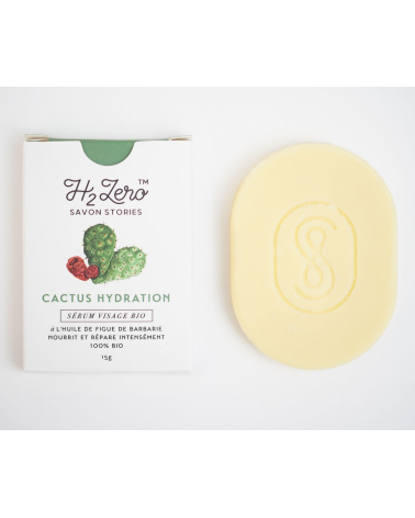 "CACTUS HYDRATION" 100% organic solid 2-in-1 hydrating serum: Savon Stories