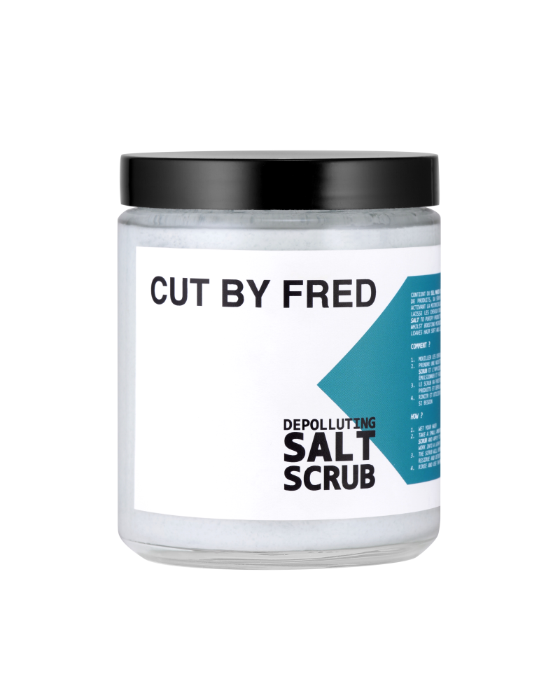 "DEPOLLUTING SALT SCRUB" Exfoliating cleansing scrub: Cut by Fred