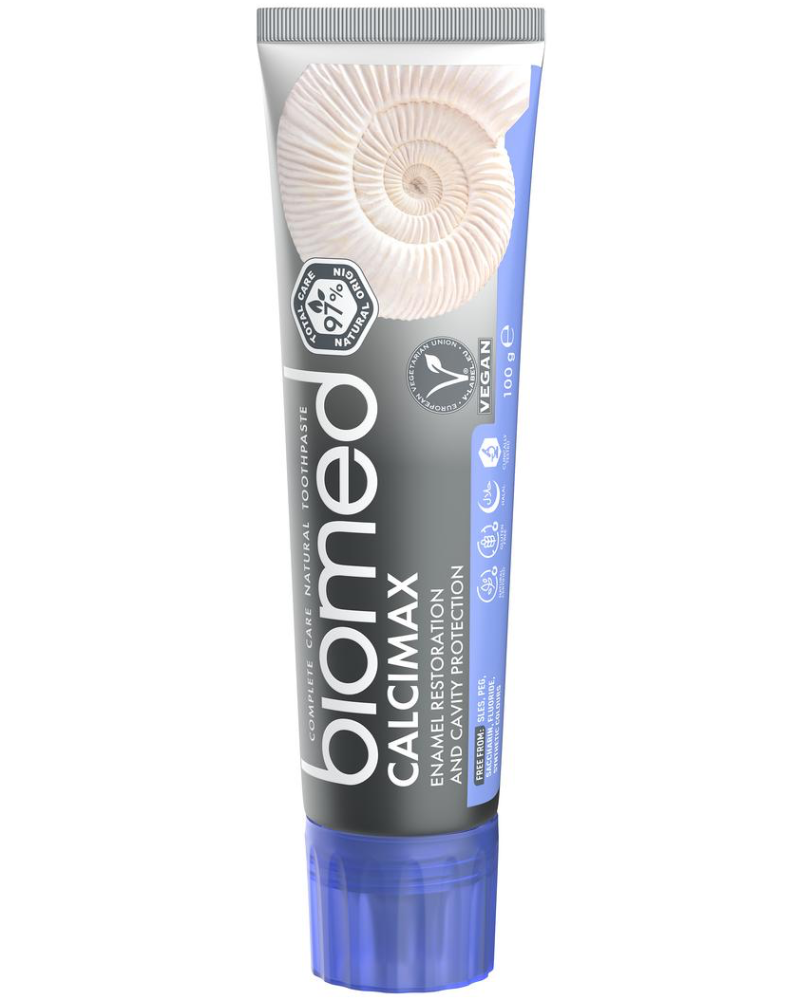 CALCIMAX toothapaste, protects & remineralizes: Biomed