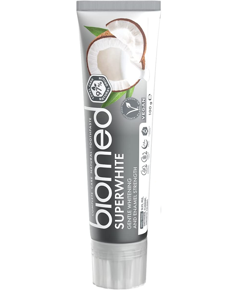 COCONUT whithening toothapaste for sensitivities: Biomed